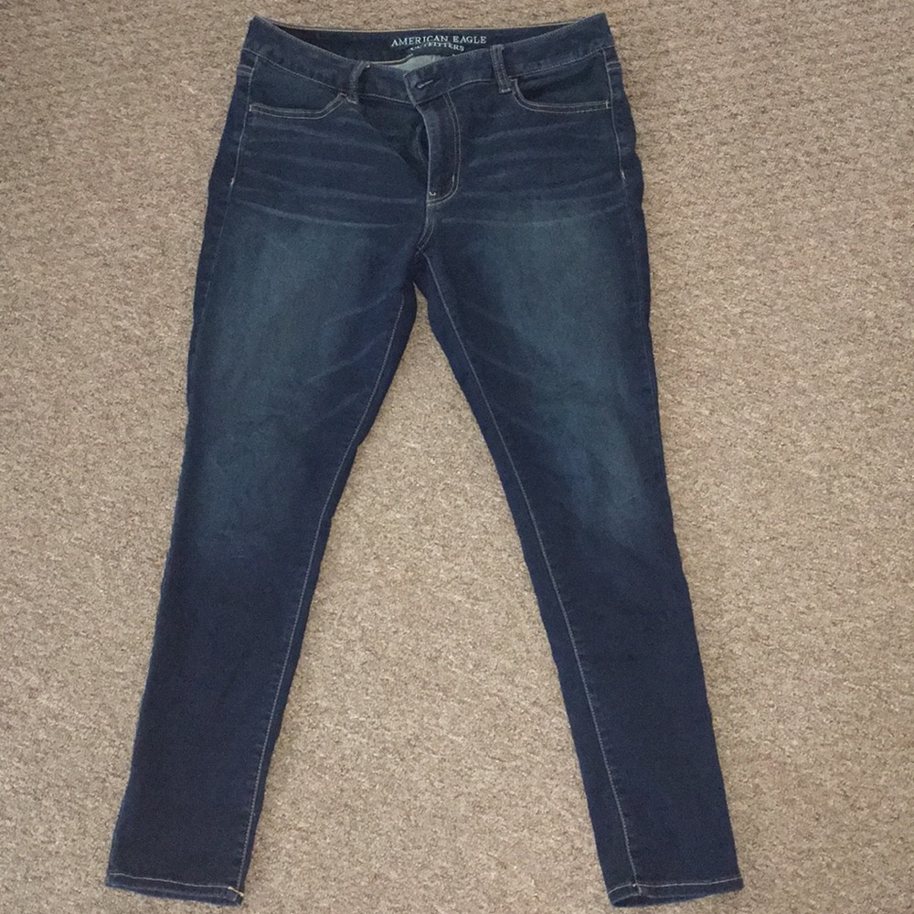 American eagle dark wash jegging
